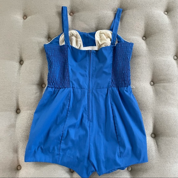 Vintage Early 80s Seascape 1pc Swimsuit Romper XL - Picture 2 of 12